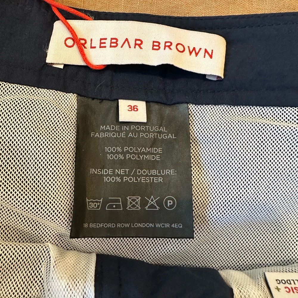 Orlebar Brown Classic Blue Swim Trunks - Picture 7 of 7